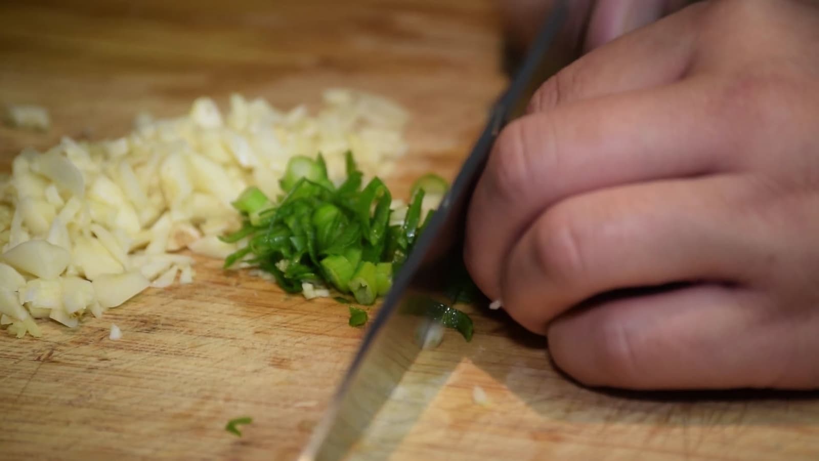 Fresh vegetables being cooked in a home kitchen